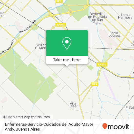 Mapa de Enfermeras-Servicio-Cuidados del Adulto Mayor Andy