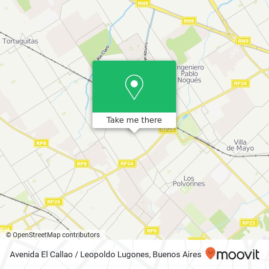 Avenida El Callao / Leopoldo Lugones map