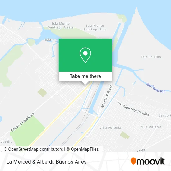 La Merced & Alberdi map