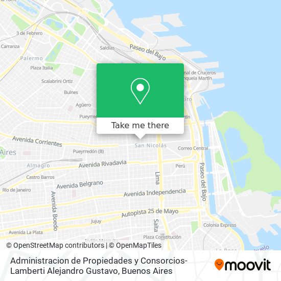 Administracion de Propiedades y Consorcios-Lamberti Alejandro Gustavo map