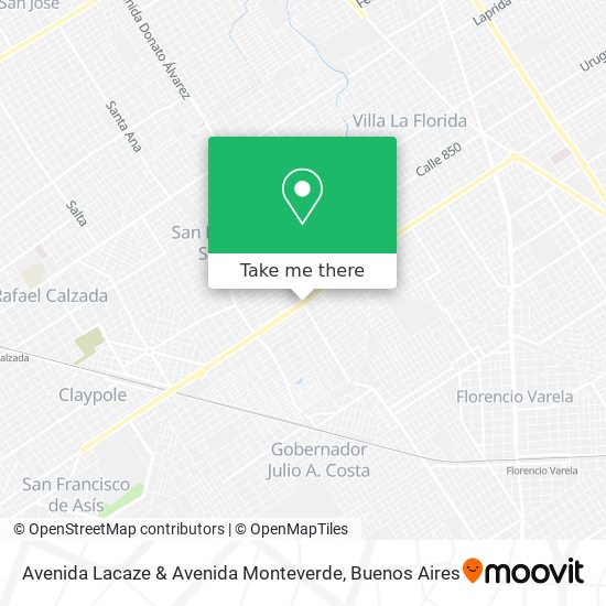 Mapa de Avenida Lacaze & Avenida Monteverde