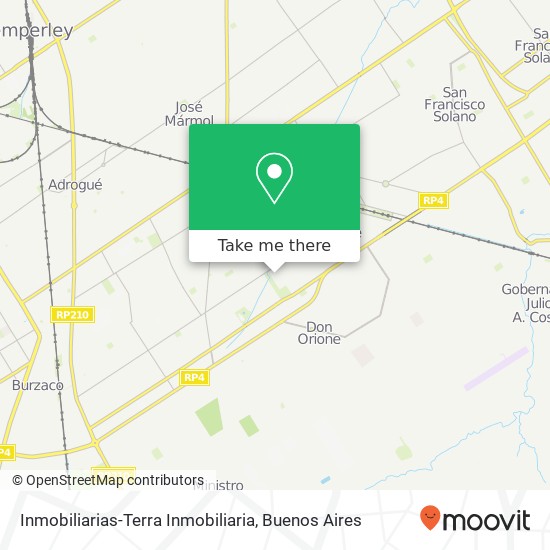 Inmobiliarias-Terra Inmobiliaria map