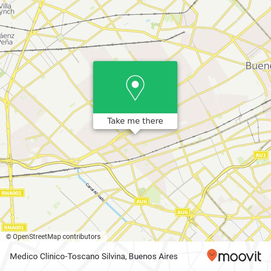 Medico Clinico-Toscano Silvina map