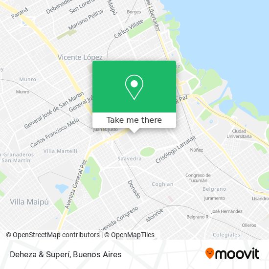 Deheza & Superí map