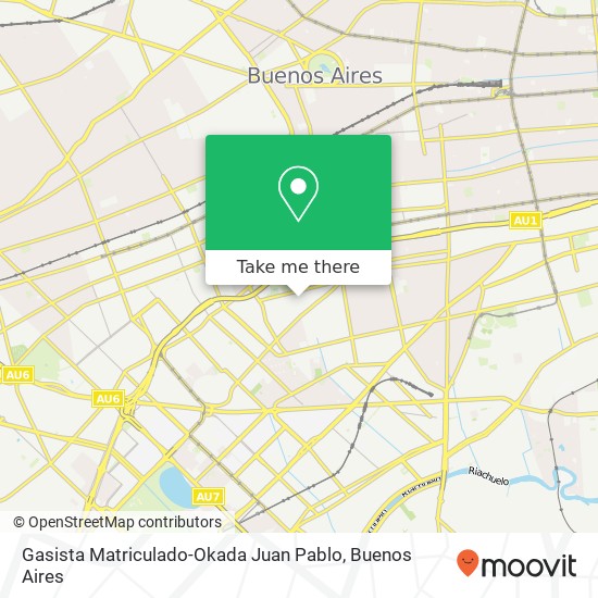 Gasista Matriculado-Okada Juan Pablo map