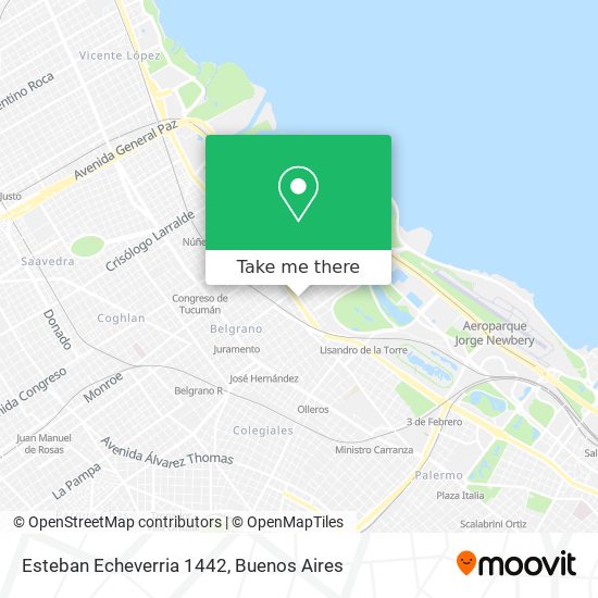Mapa de Esteban Echeverria 1442