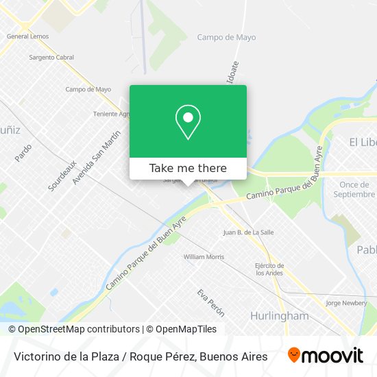 Victorino de la Plaza / Roque Pérez map