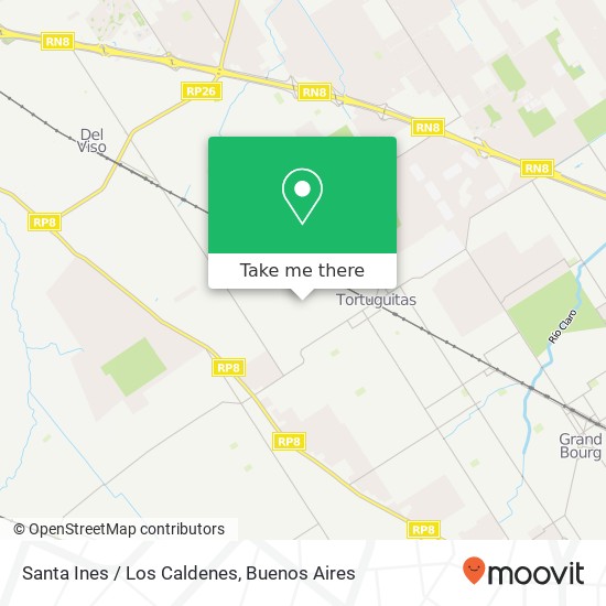 Santa Ines / Los Caldenes map