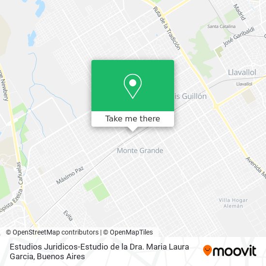 Estudios Juridicos-Estudio de la Dra. Maria Laura Garcia map