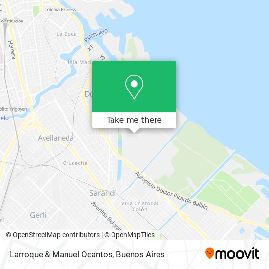 Larroque & Manuel Ocantos map