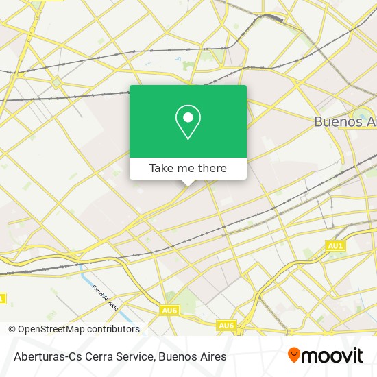 Aberturas-Cs Cerra Service map