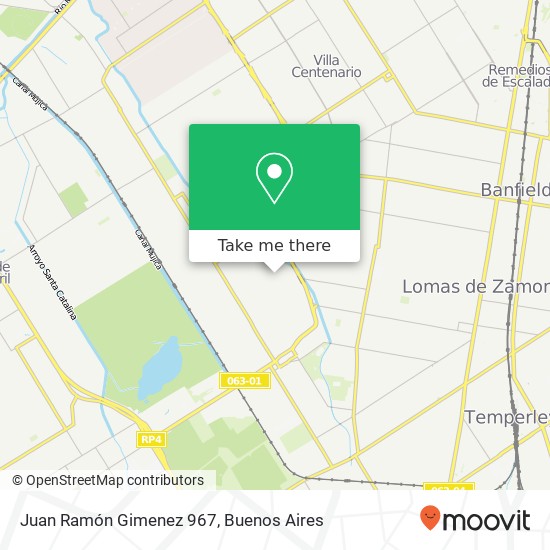 Juan Ramón Gimenez 967 map