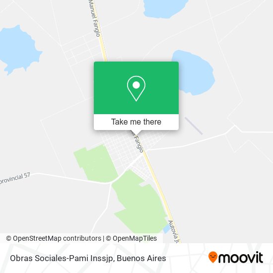 Obras Sociales-Pami Inssjp map