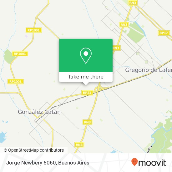 Jorge Newbery 6060 map