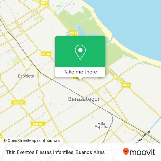 Titin Eventos Fiestas Infantiles map