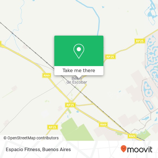 Mapa de Espacio Fitness