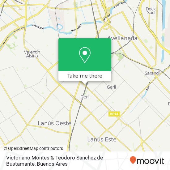 Victoriano Montes & Teodoro Sanchez de Bustamante map