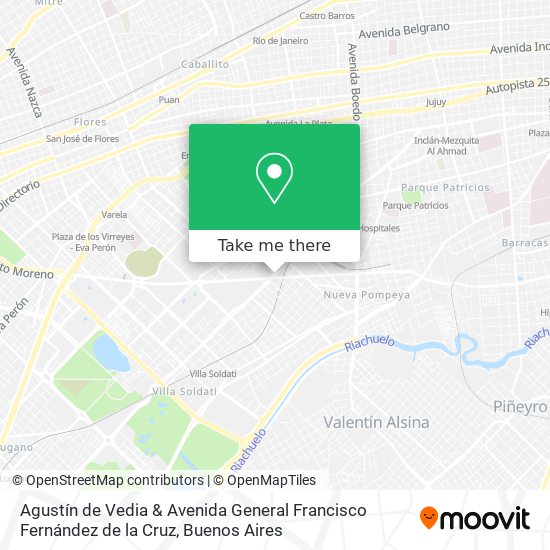 Agustín de Vedia & Avenida General Francisco Fernández de la Cruz map