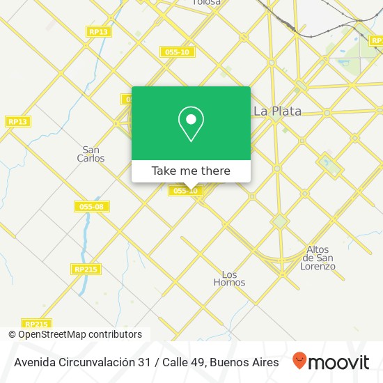 Avenida Circunvalación 31 / Calle 49 map