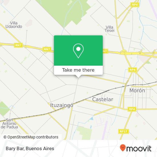 Bary Bar map