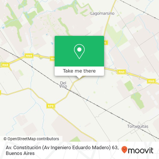 Mapa de Av. Constitución (Av Ingeniero Eduardo Madero) 63