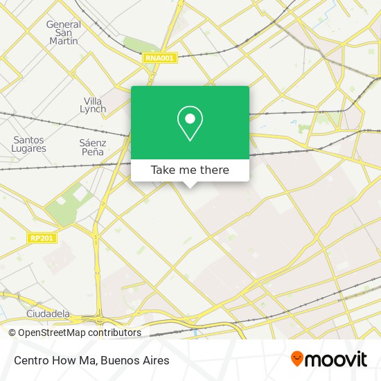 Centro How Ma map
