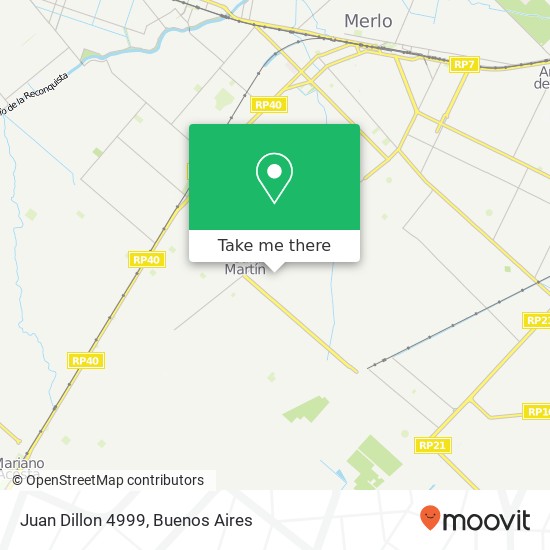 Juan Dillon 4999 map