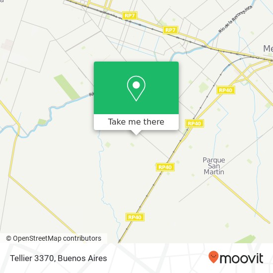 Mapa de Tellier 3370