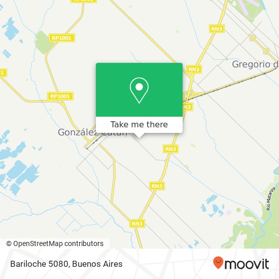 Bariloche 5080 map