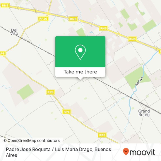 Mapa de Padre José Roqueta / Luis María Drago