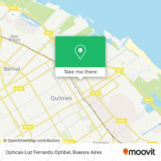 Opticas-Luz Ferrando Optibel map