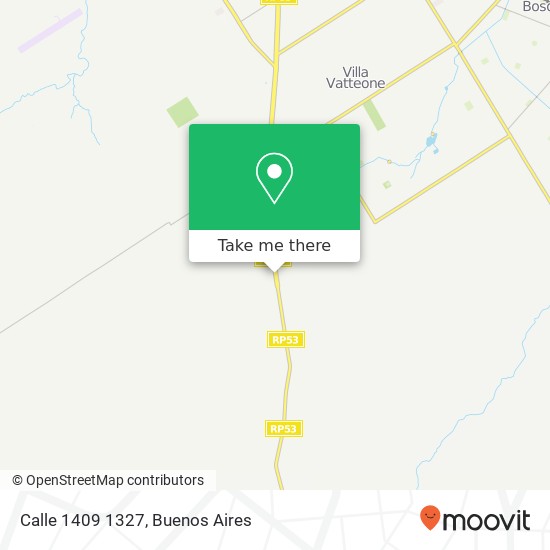 Calle 1409 1327 map