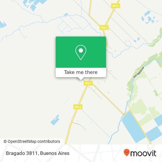 Bragado 3811 map