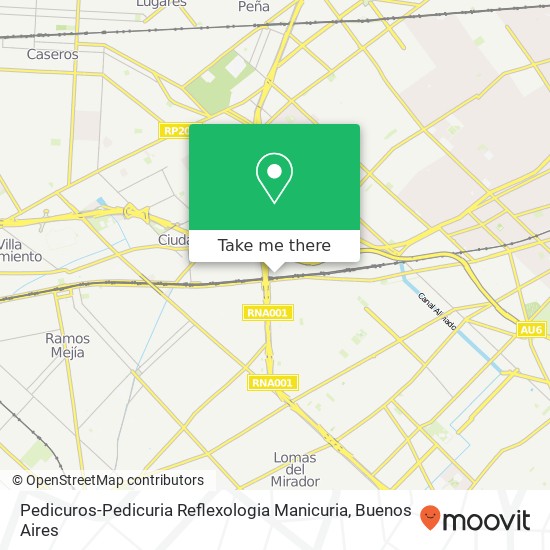 Pedicuros-Pedicuria Reflexologia Manicuria map