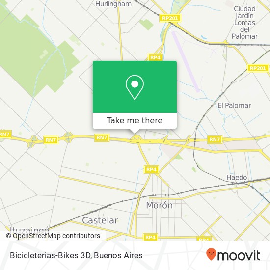Bicicleterias-Bikes 3D map