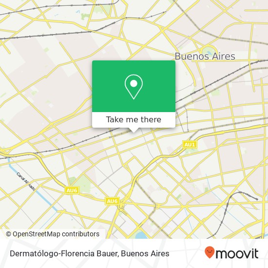 Dermatólogo-Florencia Bauer map