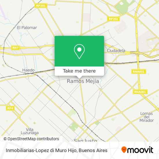 Mapa de Inmobiliarias-Lopez di Muro Hijo