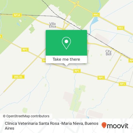 Clínica Veterinaria Santa Rosa -Maria Nieva map