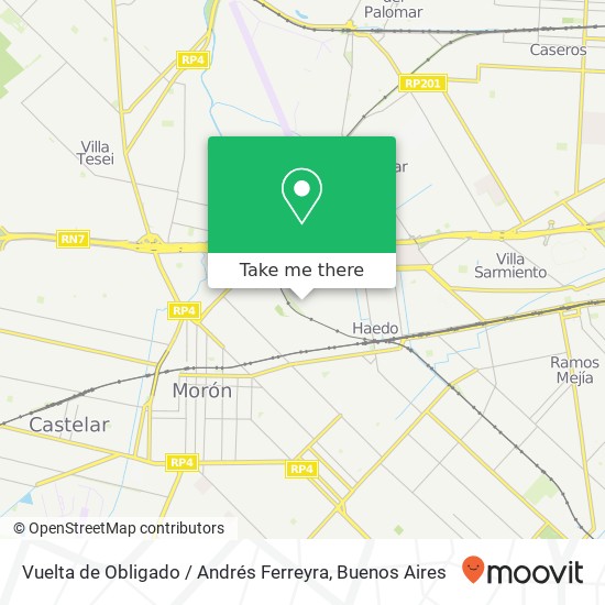 Mapa de Vuelta de Obligado / Andrés Ferreyra