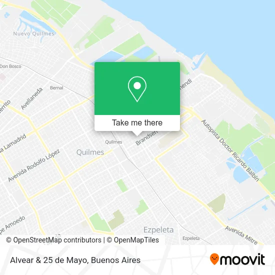 Alvear & 25 de Mayo map
