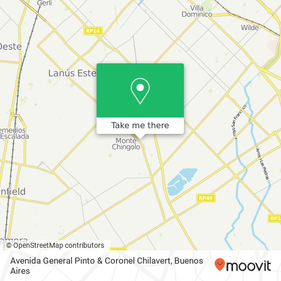 Mapa de Avenida General Pinto & Coronel Chilavert