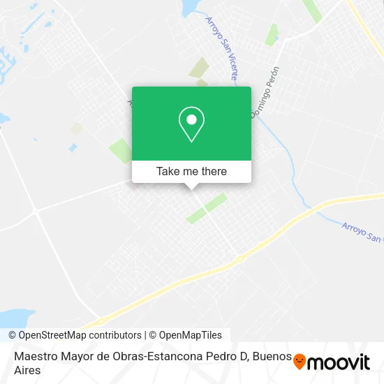Mapa de Maestro Mayor de Obras-Estancona Pedro D