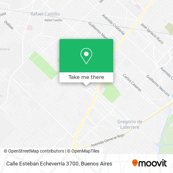 Calle Esteban Echeverría 3700 map