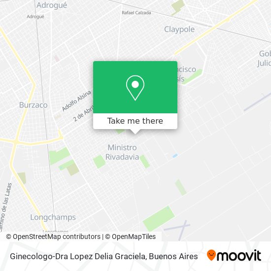Ginecologo-Dra Lopez Delia Graciela map