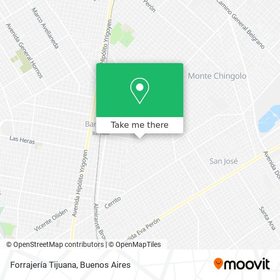 Mapa de Forrajería Tijuana