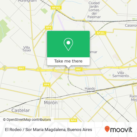 Mapa de El Rodeo / Sor María Magdalena