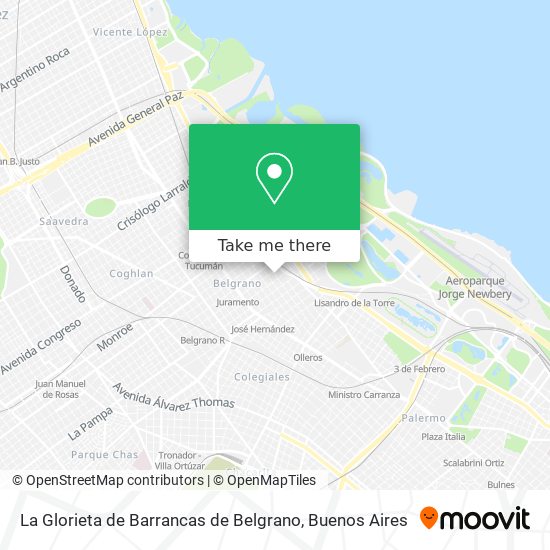 La Glorieta de Barrancas de Belgrano map