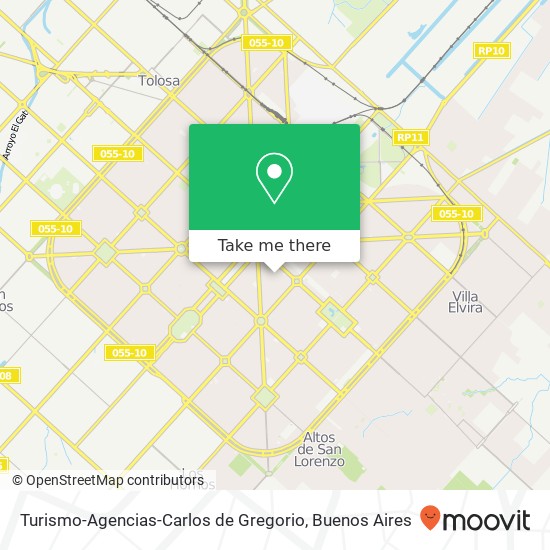Turismo-Agencias-Carlos de Gregorio map