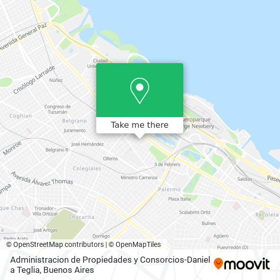 Administracion de Propiedades y Consorcios-Daniel a Teglia map