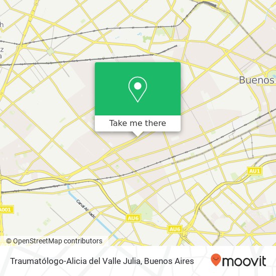 Traumatólogo-Alicia del Valle Julia map